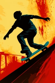 Extreme World of Skateboarding: The Dynamics of Sport on Your Walls