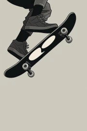 Freedom in Flight: Exciting Skateboard Trick