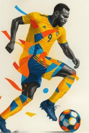 Great Goals: The Dynamics of Football in Art