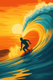 Sunset Surfing: Ocean Energy