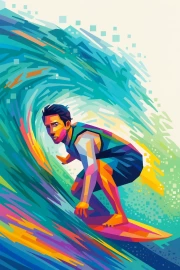 Wave of Freedom: The Art of Surfing