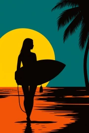 Freedom of Surfing: Sunset Wave Energy