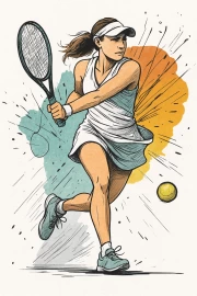 Tennis Dynamics: The Energy of Sport in Your Interior