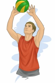 Volleyball Energy: Dynamics of Sport on Canvas