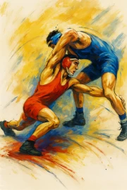 Energy of Wrestling: The Art of Sports Wrestling