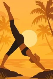 Evening Yoga: Harmony and Energy under the Sunset Rays