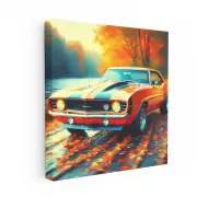 Impressionist View of 1969 Yenko Chevrolet Camaro - Classic Powerа