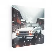 1971 Nissan Skyline GT-R in Snowfall - Iconic Performance Legend