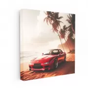 1997 Mazda RX-7 on Beach - Iconic Sports Car Adventure