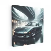 1997 Mazda RX-7 in Rain - Sleek, Fast, Unforgettable Ride