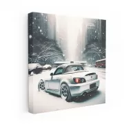 2001 Honda S2000 in Snowfall - Elegance Meets Performance