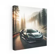 Acura NSX in Fog - Unleash Power of Precision