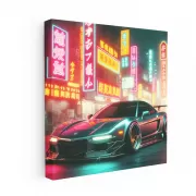 Retro Neon Acura - Vintage Elegance Meets Modern Style