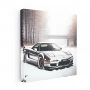 Vintage Acura in Winter - Timeless Elegance on Ice