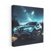 Night Drive - Alfa Romeo Stelvio: Elegance Unleashed