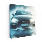 Audi RS3 in Fog - Power Meets Elegance in Motion