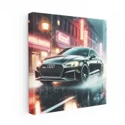 Audi RS5 in Rainy Weather - Power Meets Elegance