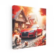 Audi TT in Parking - Compact, Stylish, and Sporty