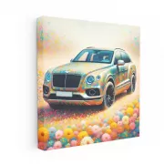 Bentayga Bentley in Impressionism Style - Luxury on Wheels
