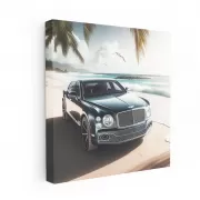 Luxurious Bentley Mulsanne on Scenic Beach - Elegance Redefined