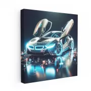 Abstract BMW i8 - Futuristic Elegance in Motion