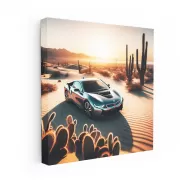 BMW i8 in Desert: Futuristic Elegance and Performance