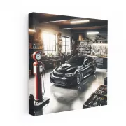 BMW M5 in Garage: Power and Elegance Unleashed