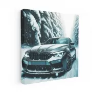 BMW M5 in Snowfall - Power Meets Precision and Performance