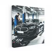 BMW M8 in Garage - Power Meets Elegance