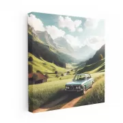 Vintage BMW in Scenic Valley - Classic Elegance on Wheels