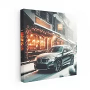 BMW X in Snowfall - Elegance Meets Winter Adventure