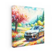 BMW X3 in Impressionist Style - Bold Elegance on Wheels