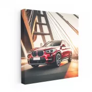 BMW X3 on Red Bridge - Elegance Meets Power in Motion