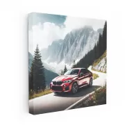 BMW X6M on Mountain - Power Meets Elegance in Motion