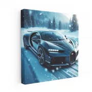 Bugatti Divo in Snowfall: Elegance Meets Power