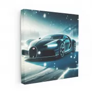 Bugatti Divo in Snowfall - An Icon of Speed and Luxury