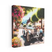 Vintage Bugatti in Sunny Weather: Timeless Elegance