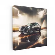 Cadillac CTS in Overcast Weather - Elegance in Motion