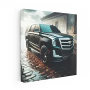 Cadillac Escalade in Overcast Weather - Luxury SUV Elegance