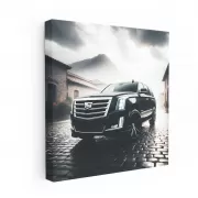 Escalade in Cloudy Weather - Luxurious and Bold SUV
