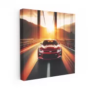 Chevrolet Camaro on Bridge - Bold and Dynamic Ride