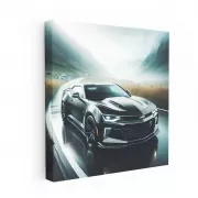 Chevrolet Camaro Amid Overcast Skies - Power and Elegance