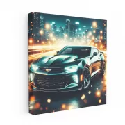 Chevrolet Camaro SS Night Scene - Bold and Powerful Style