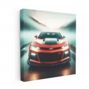 Chevrolet Camaro ZL1 in Fog - Power and Precision Unleashed