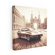 Chevrolet Corvette C8 Vintage Style - Timeless Elegance