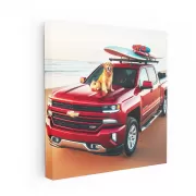 Chevrolet Silverado on Beach - Rugged and Reliable Ride