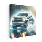 Chevrolet Silverado Braving Rainy Weather - Rugged and Reliable