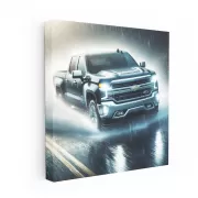 Chevrolet Silverado in Rainy Weather - Rugged and Reliable
