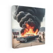 Vintage Chrysler: Classic on Fire - Timeless Elegance