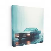 Vintage Chrysler Foggy Day Classic - Old-School Charm